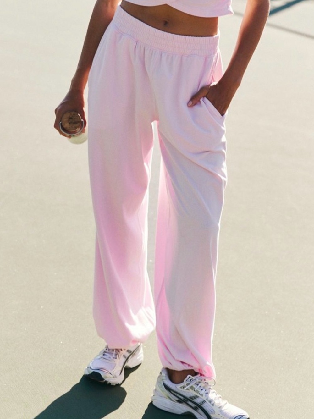 Free People Movement Hot Shot Cross Over PANTS ONLY* in Pink Fushia Preloved